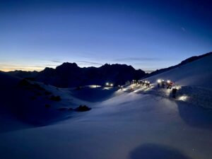 Una suggestiva immagine della gara