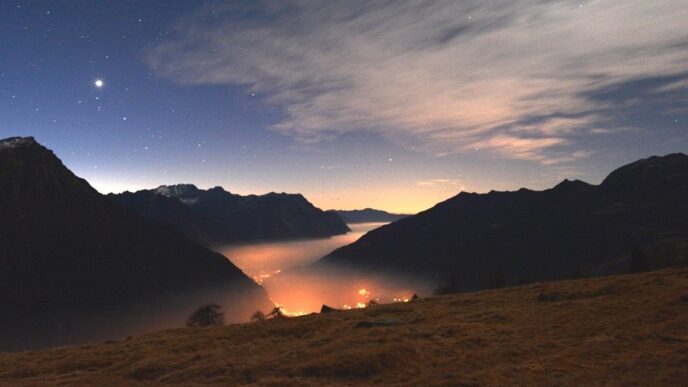 L'alba vista da Gorda, foto Francesco Fumagalli