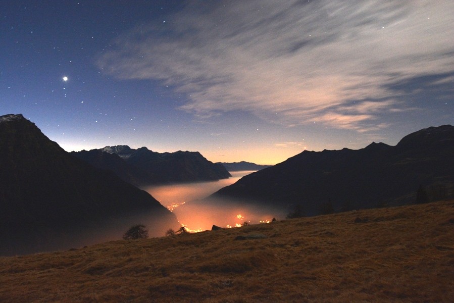 L'alba vista da Gorda, foto Francesco Fumagalli
