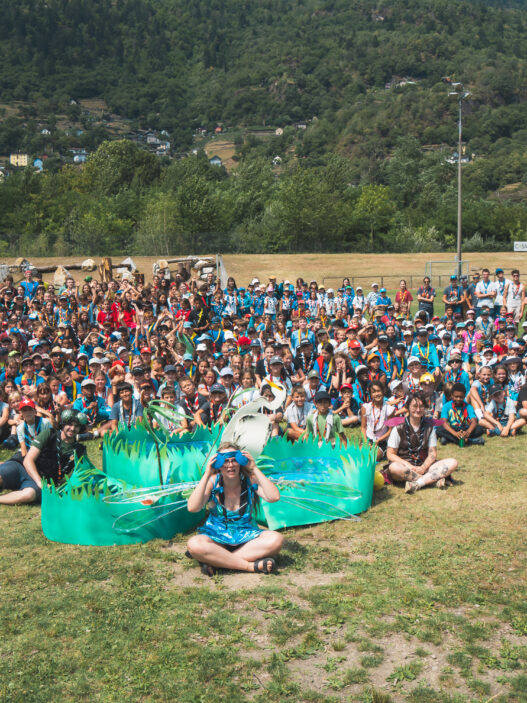 In tantissimi al campo BesTiale 26 (Foto Scoutismo ticinese / Bestiale 2026)