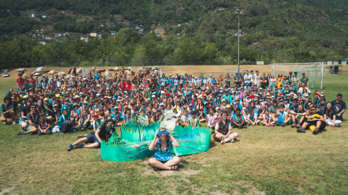 In tantissimi al campo BesTiale 26 (Foto Scoutismo ticinese / Bestiale 2026)