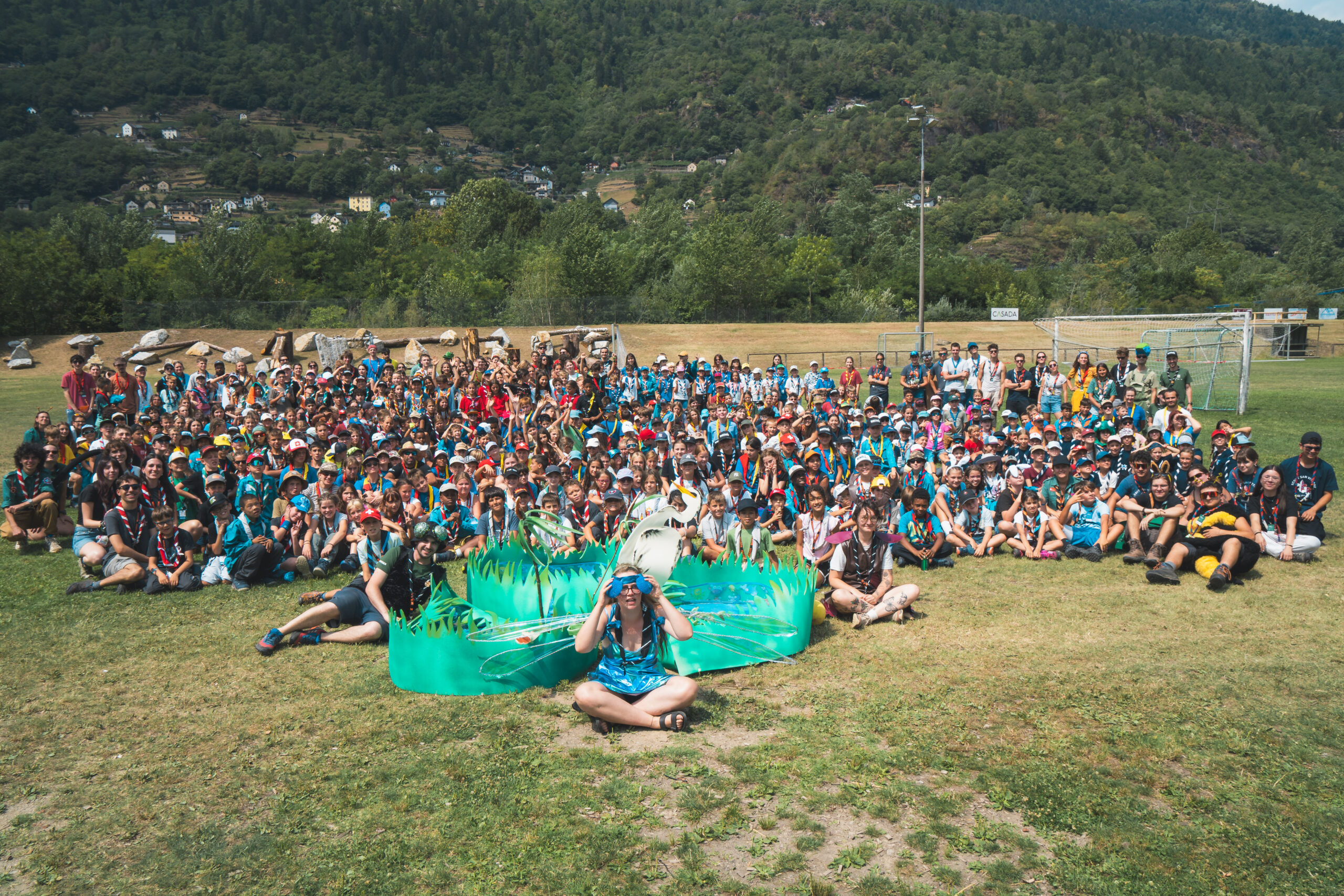 In tantissimi al campo BesTiale 26 (Foto Scoutismo ticinese / Bestiale 2026)