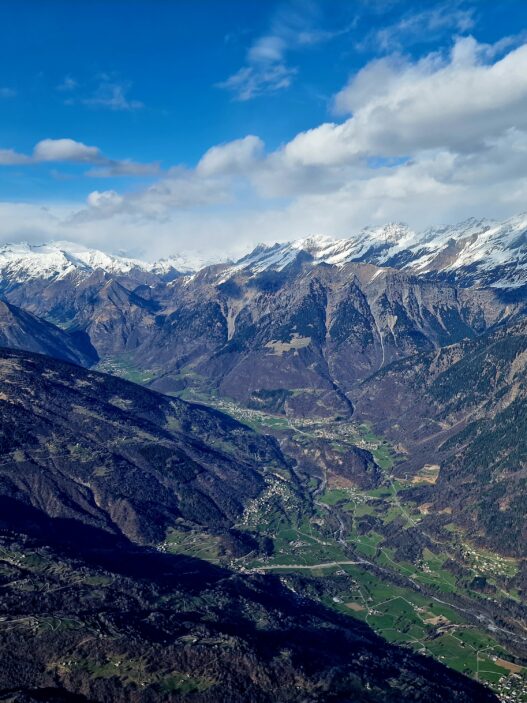 Foto aerea della Valle, di Bruno Pellandini