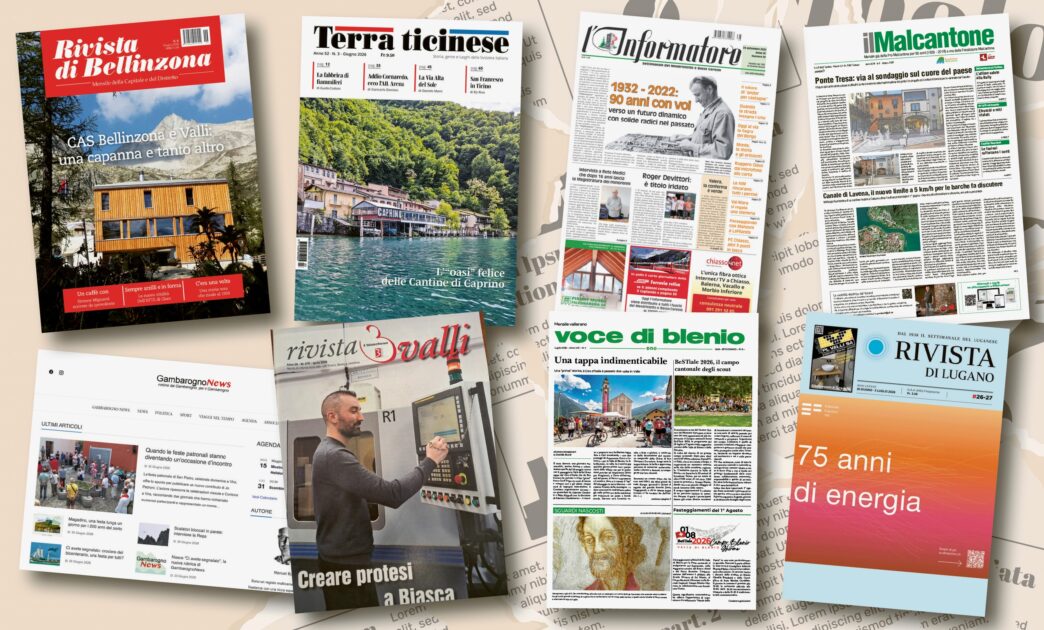 Otto delle 12 testate facenti parte della neo associazione dei Periodici locali