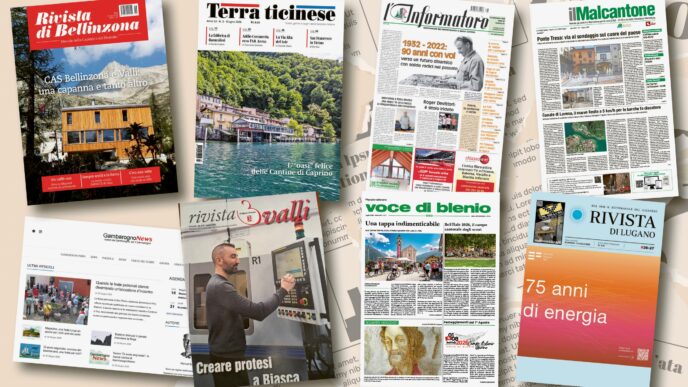Otto delle 12 testate facenti parte della neo associazione dei Periodici locali